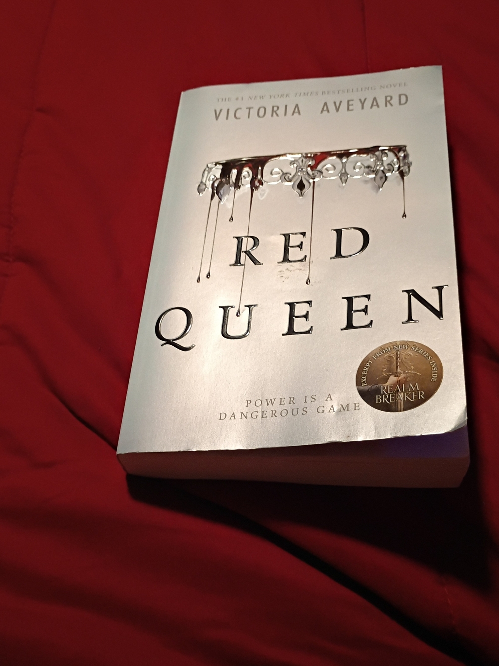 Harper Red Queen Paperback with Silver Cover Art